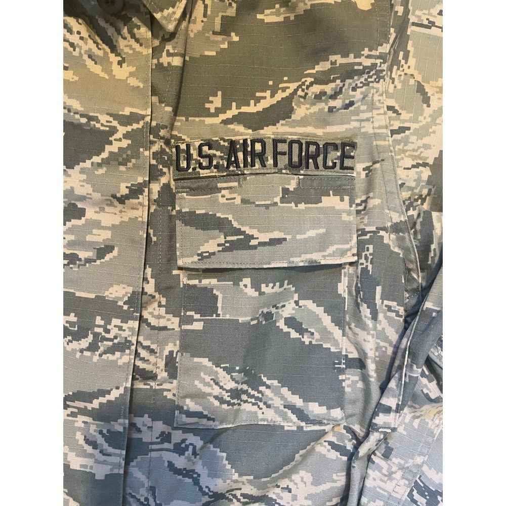 Womens Military Air Force Camouflage Utility Coat Jacket Size 6R - Picture 2 of 9